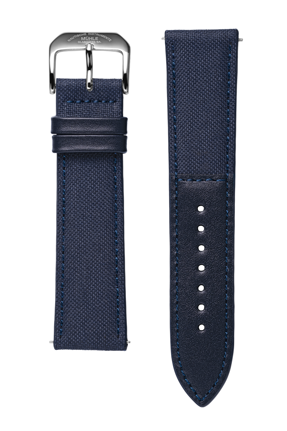 Product detail: Canvas strap in ocean blue for the 29er Big (small seconds)