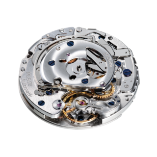 Makroaufnahme des Chronographen-Uhrwerks MU9419