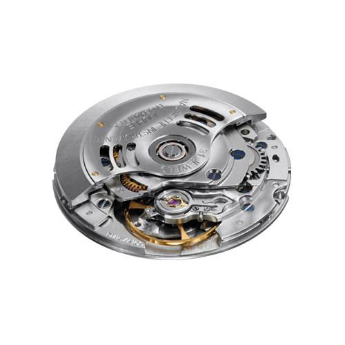Makroaufnahme des Uhrwerks SW260, Version Mühle